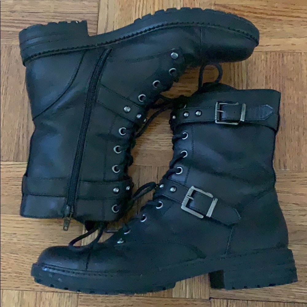 G by Guess Combat Boots